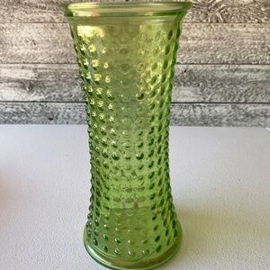 **CLEARANCE** Vintage Large Glass light Green Hobnail Vase 10" tall DPS HOBNAIL